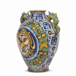 ORCIOLO, MONTELUPO, SECONDA MET� SECOLO XVI  - Asta ASTA A TEMPO | MONTELUPO: MAIOLICHE RINASCIMENTALI - Associazione Nazionale - Case d'Asta italiane