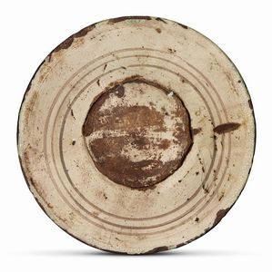 PIATTO, MONTELUPO, 1650 CIRCA  - Asta ASTA A TEMPO | MONTELUPO: MAIOLICHE RINASCIMENTALI - Associazione Nazionale - Case d'Asta italiane