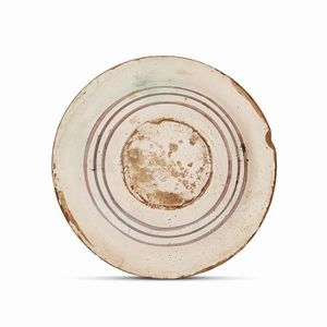 PIATTO, MONTELUPO, 1650 CIRCA  - Asta ASTA A TEMPO | MONTELUPO: MAIOLICHE RINASCIMENTALI - Associazione Nazionale - Case d'Asta italiane