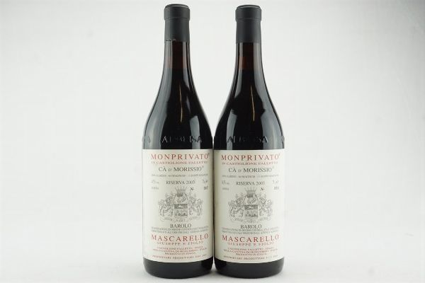 Barolo Cà d’Morissio Giuseppe Mascarello 2003  - Asta IL SIGNIFICATO DELLA PASSIONE - Vini Pregiati e da Collezione - Associazione Nazionale - Case d'Asta italiane