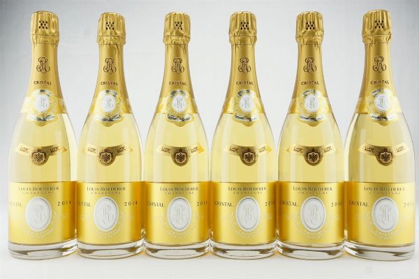 Cristal Louis Roederer 2014  - Asta IL SIGNIFICATO DELLA PASSIONE - Vini Pregiati e da Collezione - Associazione Nazionale - Case d'Asta italiane