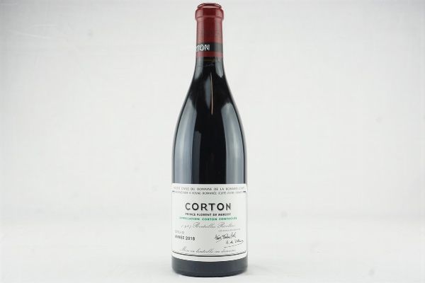 Corton Prince Florent De Merode Domaine de la Romanee Conti 2018  - Asta IL SIGNIFICATO DELLA PASSIONE - Vini Pregiati e da Collezione - Associazione Nazionale - Case d'Asta italiane
