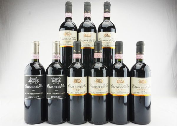 Selezione Brunello di Montalcino Casanova di Neri 2001  - Asta IL SIGNIFICATO DELLA PASSIONE - Vini Pregiati e da Collezione - Associazione Nazionale - Case d'Asta italiane
