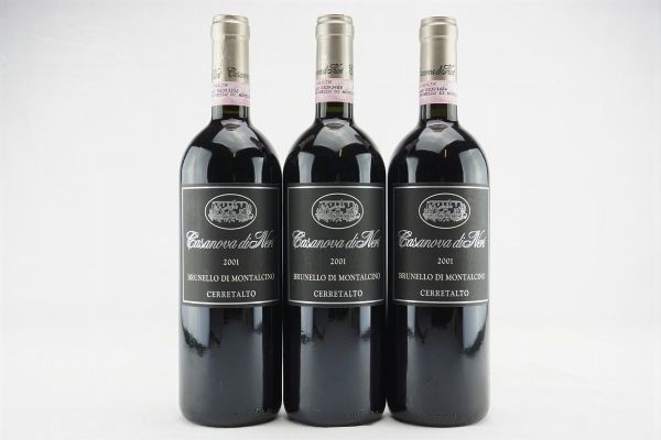 Brunello di Montalcino Cerretalto Casanova di Neri 2001  - Asta IL SIGNIFICATO DELLA PASSIONE - Vini Pregiati e da Collezione - Associazione Nazionale - Case d'Asta italiane