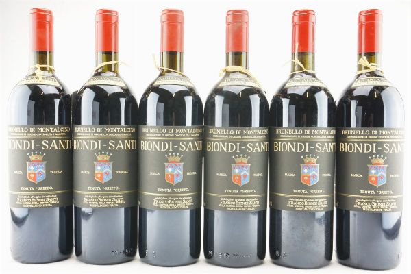 Brunello di Montalcino Biondi Santi 1997  - Asta IL SIGNIFICATO DELLA PASSIONE - Vini Pregiati e da Collezione - Associazione Nazionale - Case d'Asta italiane