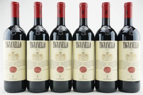 Tignanello Antinori 2016  - Asta IL SIGNIFICATO DELLA PASSIONE - Vini Pregiati e da Collezione - Associazione Nazionale - Case d'Asta italiane