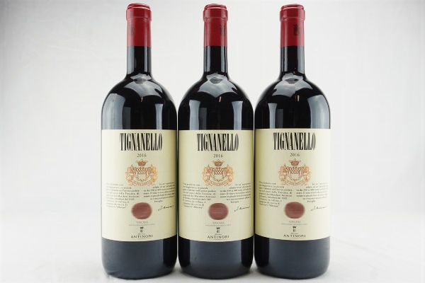 Tignanello Antinori 2016  - Asta IL SIGNIFICATO DELLA PASSIONE - Vini Pregiati e da Collezione - Associazione Nazionale - Case d'Asta italiane