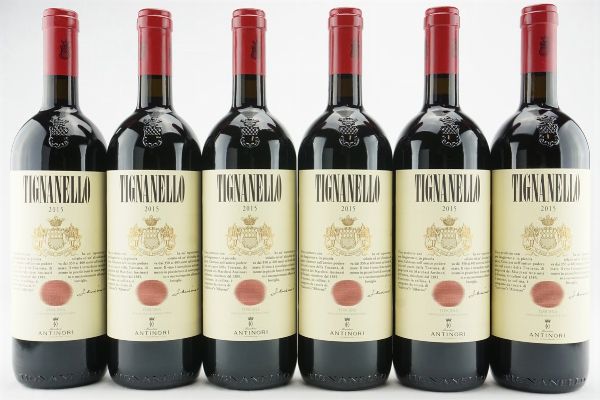 Tignanello Antinori 2015  - Asta IL SIGNIFICATO DELLA PASSIONE - Vini Pregiati e da Collezione - Associazione Nazionale - Case d'Asta italiane