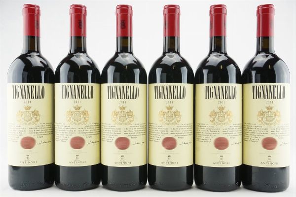Tignanello Antinori 2011  - Asta IL SIGNIFICATO DELLA PASSIONE - Vini Pregiati e da Collezione - Associazione Nazionale - Case d'Asta italiane