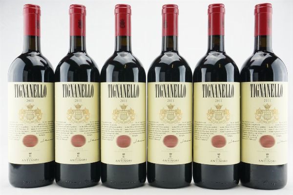 Tignanello Antinori 2011  - Asta IL SIGNIFICATO DELLA PASSIONE - Vini Pregiati e da Collezione - Associazione Nazionale - Case d'Asta italiane
