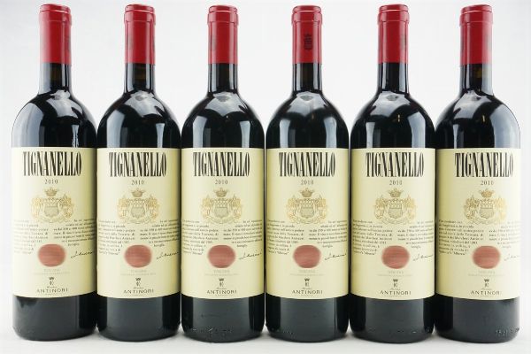 Tignanello Antinori 2010  - Asta IL SIGNIFICATO DELLA PASSIONE - Vini Pregiati e da Collezione - Associazione Nazionale - Case d'Asta italiane