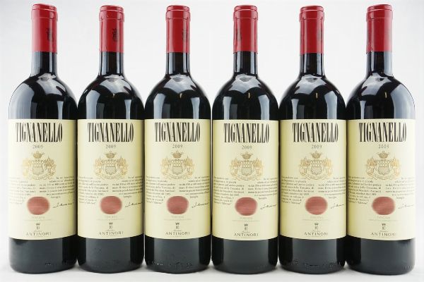Tignanello Antinori 2009  - Asta IL SIGNIFICATO DELLA PASSIONE - Vini Pregiati e da Collezione - Associazione Nazionale - Case d'Asta italiane