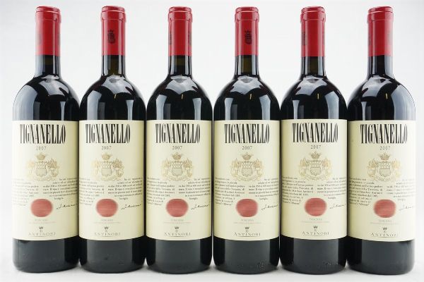 Tignanello Antinori 2007  - Asta IL SIGNIFICATO DELLA PASSIONE - Vini Pregiati e da Collezione - Associazione Nazionale - Case d'Asta italiane