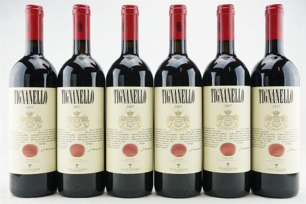 Tignanello Antinori 2007  - Asta IL SIGNIFICATO DELLA PASSIONE - Vini Pregiati e da Collezione - Associazione Nazionale - Case d'Asta italiane