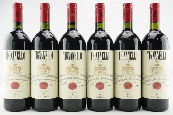 Tignanello Antinori 2005  - Asta IL SIGNIFICATO DELLA PASSIONE - Vini Pregiati e da Collezione - Associazione Nazionale - Case d'Asta italiane