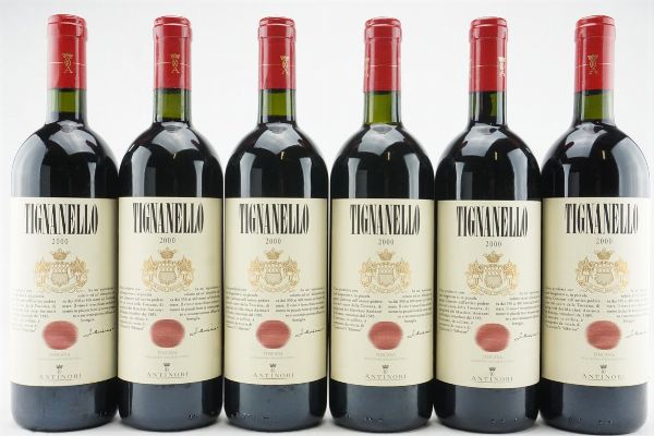 Tignanello Antinori 2000  - Asta IL SIGNIFICATO DELLA PASSIONE - Vini Pregiati e da Collezione - Associazione Nazionale - Case d'Asta italiane