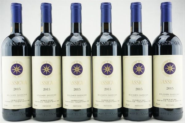 Sassicaia Tenuta San Guido 2015  - Asta IL SIGNIFICATO DELLA PASSIONE - Vini Pregiati e da Collezione - Associazione Nazionale - Case d'Asta italiane