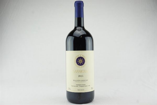 Sassicaia Tenuta San Guido 2015  - Asta IL SIGNIFICATO DELLA PASSIONE - Vini Pregiati e da Collezione - Associazione Nazionale - Case d'Asta italiane