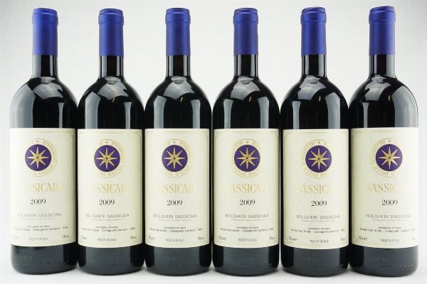 Sassicaia Tenuta San Guido 2009  - Asta IL SIGNIFICATO DELLA PASSIONE - Vini Pregiati e da Collezione - Associazione Nazionale - Case d'Asta italiane