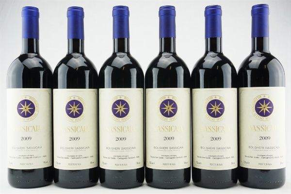 Sassicaia Tenuta San Guido 2009  - Asta IL SIGNIFICATO DELLA PASSIONE - Vini Pregiati e da Collezione - Associazione Nazionale - Case d'Asta italiane