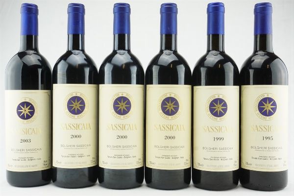 Sassicaia Tenuta San Guido  - Asta IL SIGNIFICATO DELLA PASSIONE - Vini Pregiati e da Collezione - Associazione Nazionale - Case d'Asta italiane