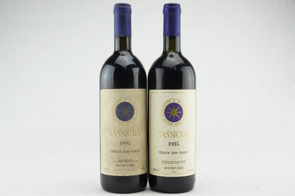 Sassicaia Tenuta San Guido  - Asta IL SIGNIFICATO DELLA PASSIONE - Vini Pregiati e da Collezione - Associazione Nazionale - Case d'Asta italiane