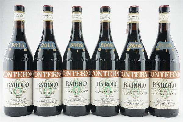 Barolo Cascina Francia Giacomo Conterno  - Asta IL SIGNIFICATO DELLA PASSIONE - Vini Pregiati e da Collezione - Associazione Nazionale - Case d'Asta italiane