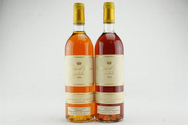 Ch&acirc;teau d&rsquo;Yquem 1991  - Asta IL SIGNIFICATO DELLA PASSIONE - Vini Pregiati e da Collezione - Associazione Nazionale - Case d'Asta italiane