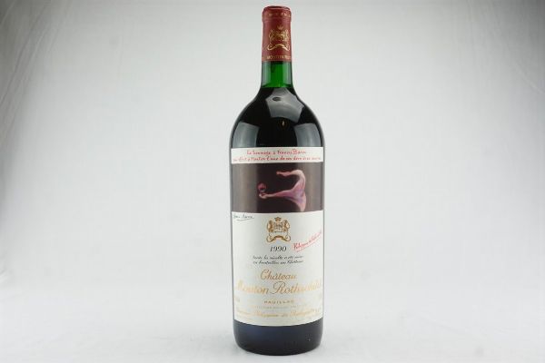 Ch&acirc;teau Mouton Rothschild 1990  - Asta IL SIGNIFICATO DELLA PASSIONE - Vini Pregiati e da Collezione - Associazione Nazionale - Case d'Asta italiane
