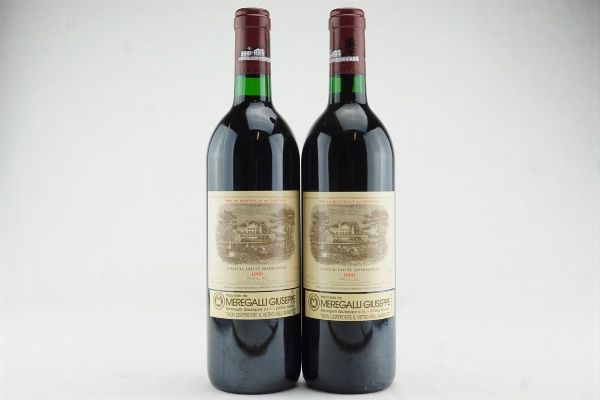 Ch&acirc;teau Lafite Rothschild 1990  - Asta IL SIGNIFICATO DELLA PASSIONE - Vini Pregiati e da Collezione - Associazione Nazionale - Case d'Asta italiane