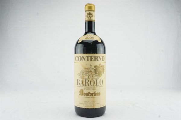 Barolo Monfortino Riserva Giacomo Conterno 2000  - Asta IL SIGNIFICATO DELLA PASSIONE - Vini Pregiati e da Collezione - Associazione Nazionale - Case d'Asta italiane