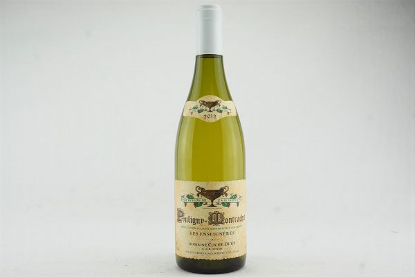 Puligny-Montrachet Les Enseign&egrave;res Domaine J.-F. Coche Dury 2012  - Asta IL SIGNIFICATO DELLA PASSIONE - Vini Pregiati e da Collezione - Associazione Nazionale - Case d'Asta italiane