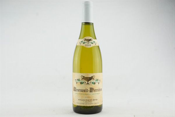 Meursault-Perri&egrave;res Domaine J.-F. Coche Dury 2008  - Asta IL SIGNIFICATO DELLA PASSIONE - Vini Pregiati e da Collezione - Associazione Nazionale - Case d'Asta italiane