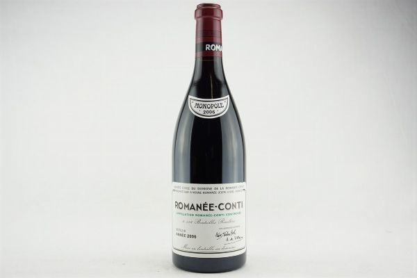 Romanée Conti Domaine de la Romanée Conti 2006  - Asta IL SIGNIFICATO DELLA PASSIONE - Vini Pregiati e da Collezione - Associazione Nazionale - Case d'Asta italiane