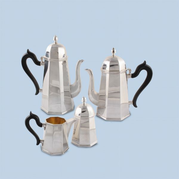 SERVIZIO DA T� E CAFF�  - Asta Gioielli importanti, argenti e objets de Vertu - Associazione Nazionale - Case d'Asta italiane