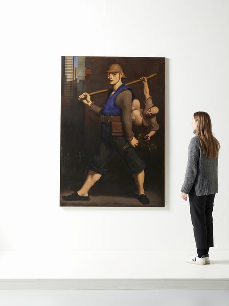 VACCARI WAINER (n. 1949) : Viandante in citt�.  - Asta Asta 403 | ARTE MODERNA E CONTEMPORANEA Online - Associazione Nazionale - Case d'Asta italiane