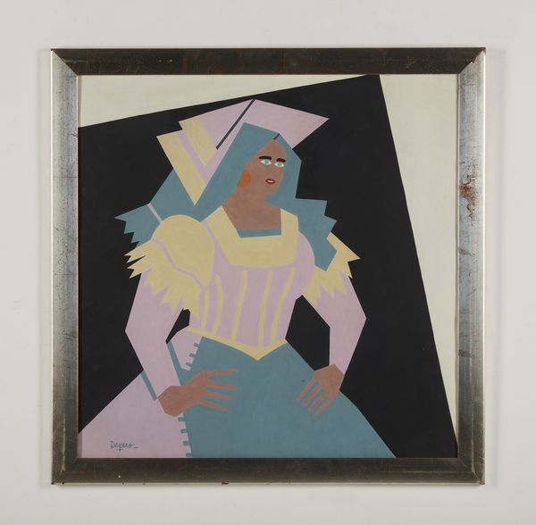 DEPERO FORTUNATO (1892 - 1960) : Popolana in costume.  - Asta Asta 403 | ARTE MODERNA E CONTEMPORANEA Online - Associazione Nazionale - Case d'Asta italiane