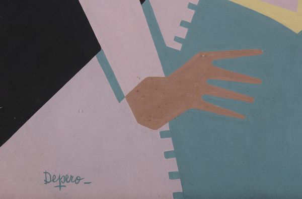 DEPERO FORTUNATO (1892 - 1960) : Popolana in costume.  - Asta Asta 403 | ARTE MODERNA E CONTEMPORANEA Online - Associazione Nazionale - Case d'Asta italiane