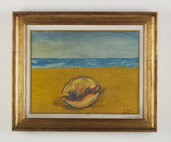 FUNI ACHILLE (1890 - 1972) : Conchiglia sulla spiaggia.  - Asta Asta 403 | ARTE MODERNA E CONTEMPORANEA Online - Associazione Nazionale - Case d'Asta italiane