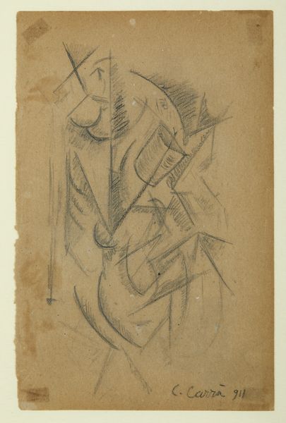 CARRA' CARLO (1881 - 1966) : Senza titolo.  - Asta Asta 403 | ARTE MODERNA E CONTEMPORANEA Online - Associazione Nazionale - Case d'Asta italiane