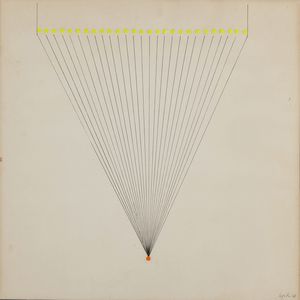 LA PIETRA UGO (n. 1938) - Senza titolo.