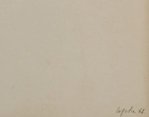 LA PIETRA UGO (n. 1938) : Senza titolo.  - Asta Asta 403 | ARTE MODERNA E CONTEMPORANEA Online - Associazione Nazionale - Case d'Asta italiane