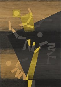 SEUPHOR MICHEL (1901 - 1999) - Tumulte ponctu�.