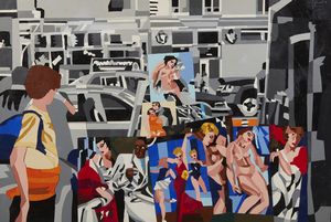 NESPOLO UGO (n. 1941) - Art in the Street,