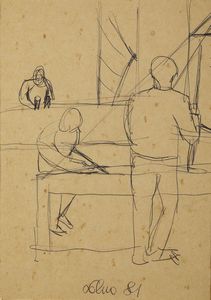 SALVO  (1947 - 2015) - Biliardo.