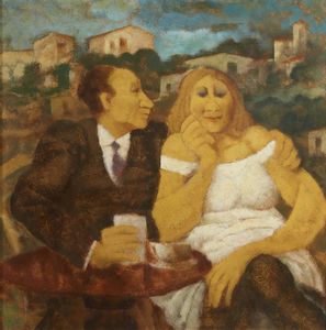 SQUILLANTINI REMO (1920 - 1996) - La coppia.