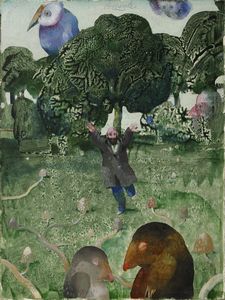 POSSENTI ANTONIO (1933 - 2016) - La talpa e sua figlia.