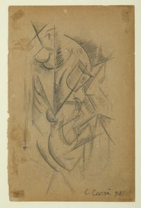 CARRA' CARLO (1881 - 1966) - Senza titolo.