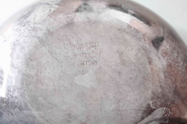 Otto coppette in metallo argentato, Broggi Milano  - Asta Antiquariato Aprile - Associazione Nazionale - Case d'Asta italiane