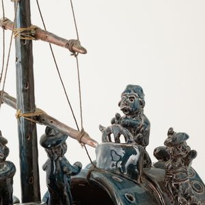 Silvana Priametto : Silvana Priametto, Ceramiche San Giorgio, Albissola, secolo XX  - Asta Antiquariato Aprile - Associazione Nazionale - Case d'Asta italiane